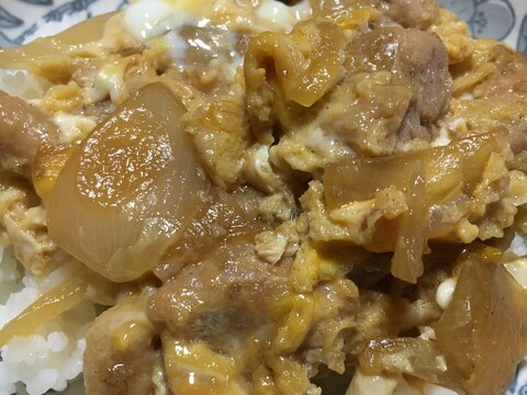 すき焼きのたれで親子丼